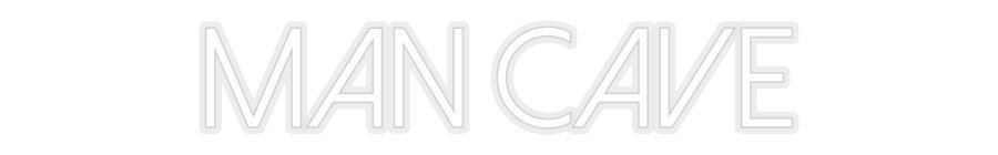 Konfiguriertes Neonschild: MAN CAVE - Official Neon - led neon schild schriftzug personalisiert