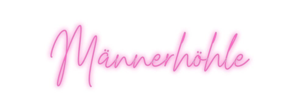 Konfiguriertes Neonschild: Männerhöhle - Official Neon - led neon schild schriftzug personalisiert
