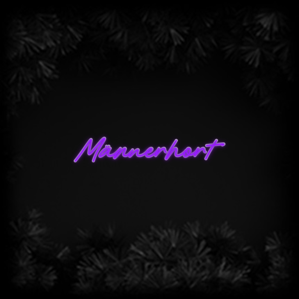 Konfiguriertes Neonschild: Männerhort - Official Neon - led neon schild schriftzug personalisiert