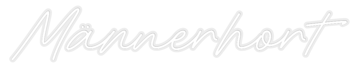 Konfiguriertes Neonschild: Männerhort - Official Neon - led neon schild schriftzug personalisiert