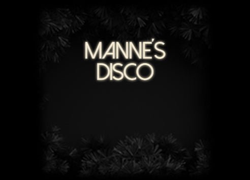Konfiguriertes Neonschild: Manne´s Disco - Official Neon - led neon schild schriftzug personalisiert