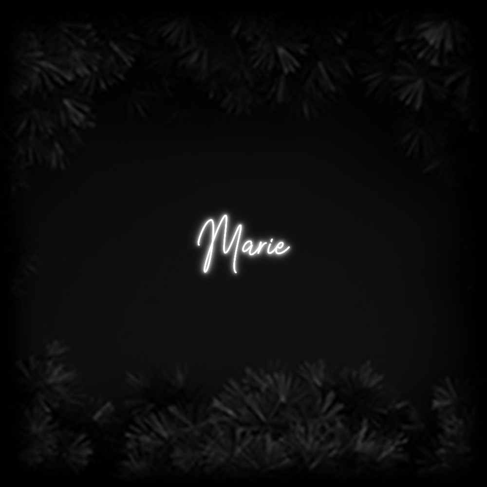 Konfiguriertes Neonschild: Marie - Official Neon - led neon schild schriftzug personalisiert