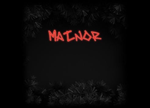 Konfiguriertes Neonschild: MATNOR - Official Neon - led neon schild schriftzug personalisiert