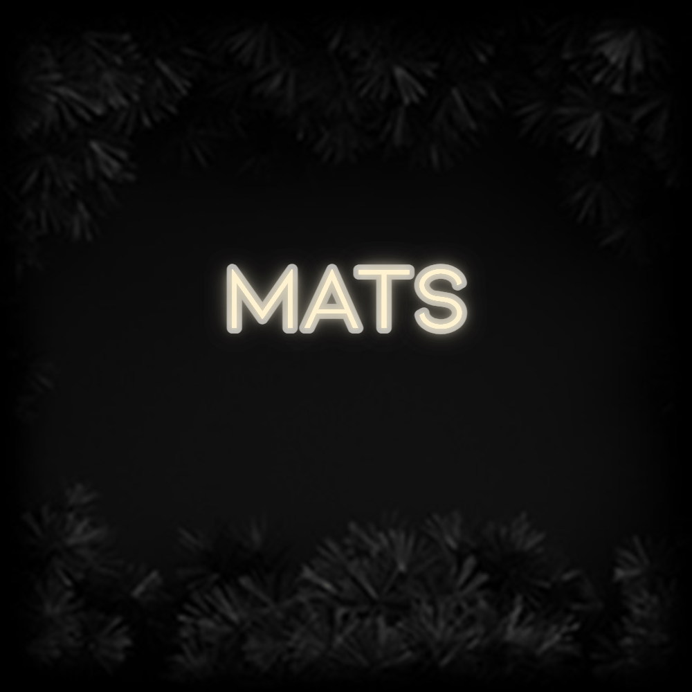 Konfiguriertes Neonschild: Mats - Official Neon - led neon schild schriftzug personalisiert