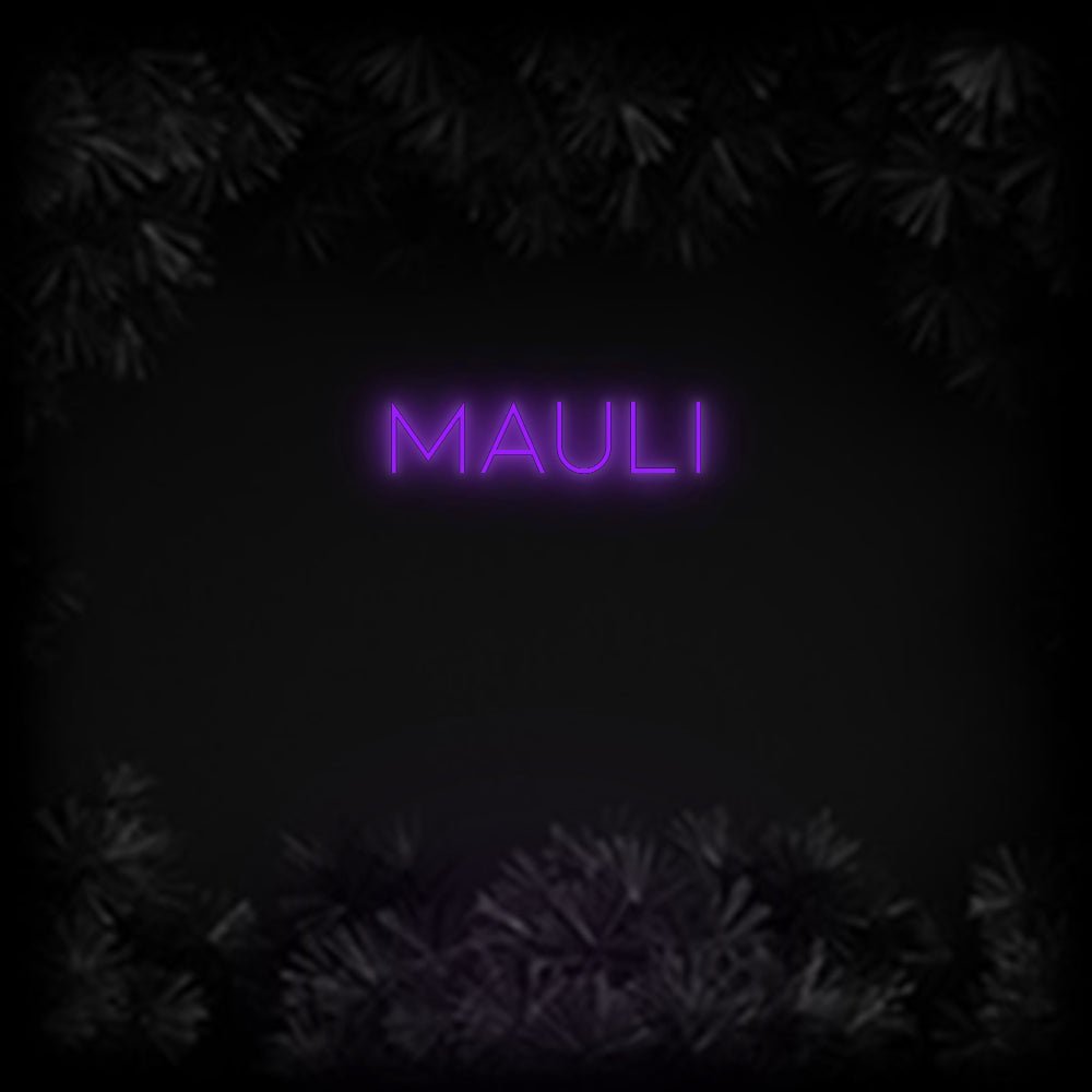 Konfiguriertes Neonschild: Mauli - Official Neon - led neon schild schriftzug personalisiert