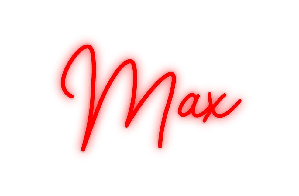 Konfiguriertes Neonschild: Max - Official Neon - led neon schild schriftzug personalisiert