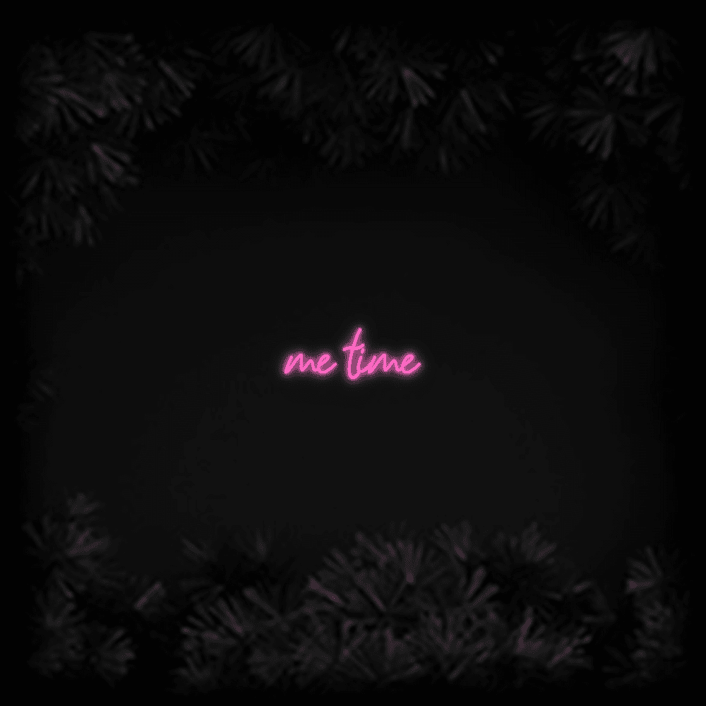 Konfiguriertes Neonschild: me time - Official Neon - led neon schild schriftzug personalisiert