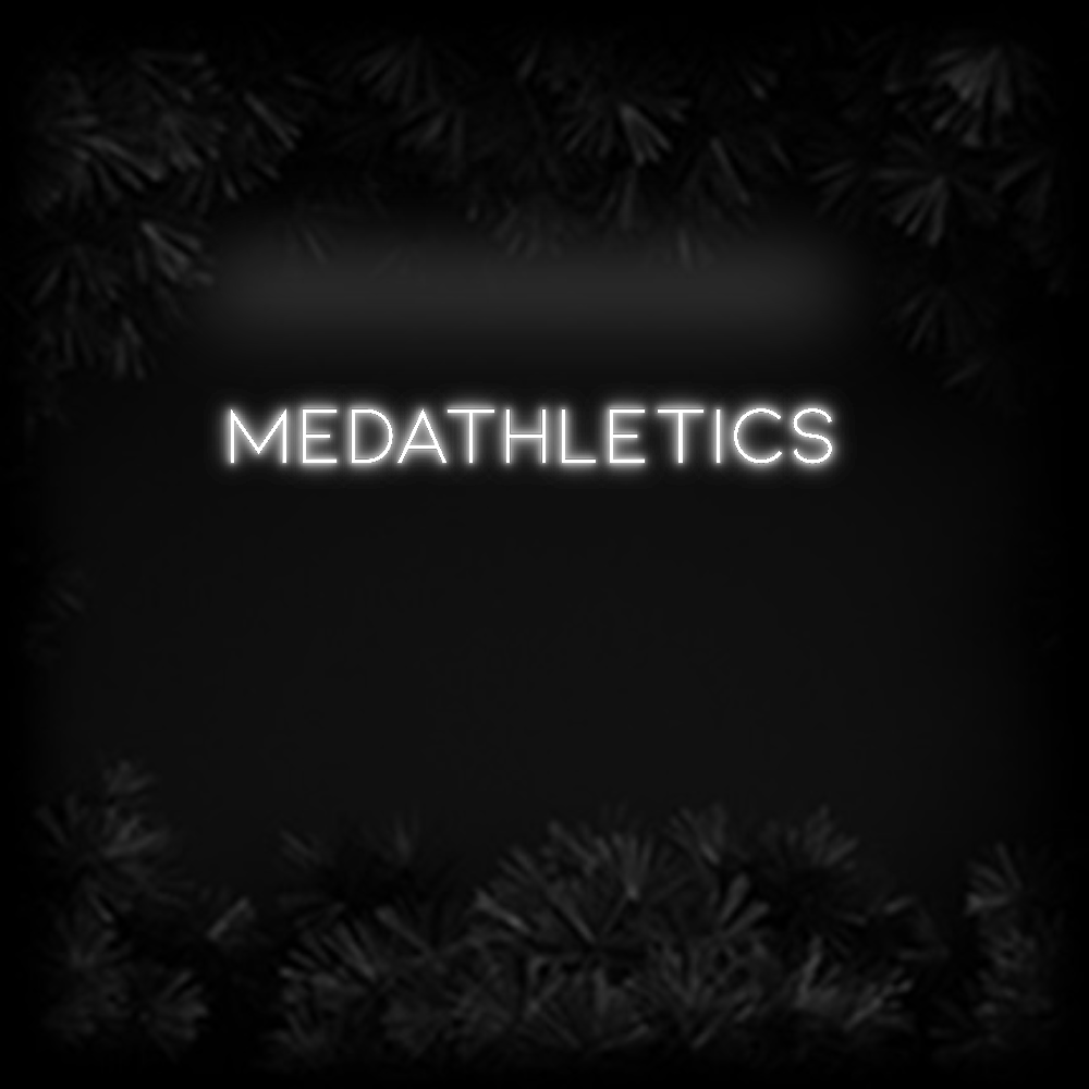 Konfiguriertes Neonschild: Medathletics - Official Neon - led neon schild schriftzug personalisiert