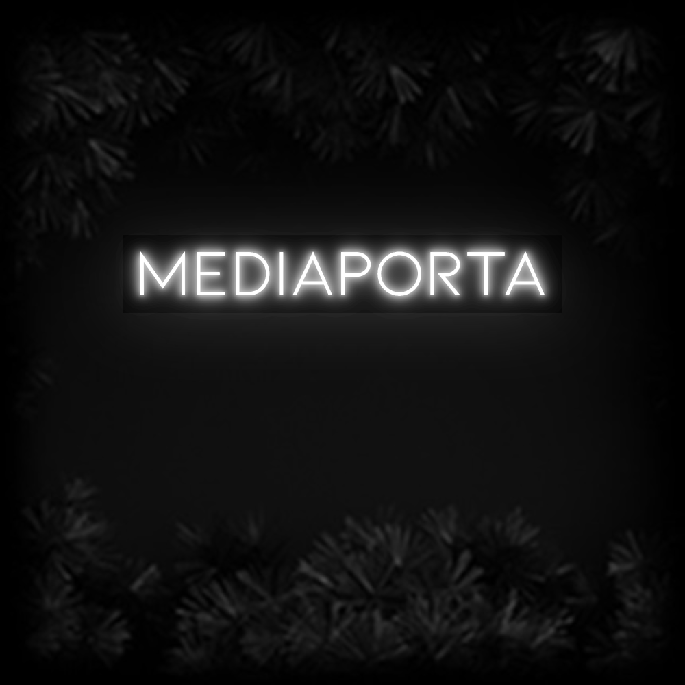 Konfiguriertes Neonschild: Mediaporta - Official Neon - led neon schild schriftzug personalisiert