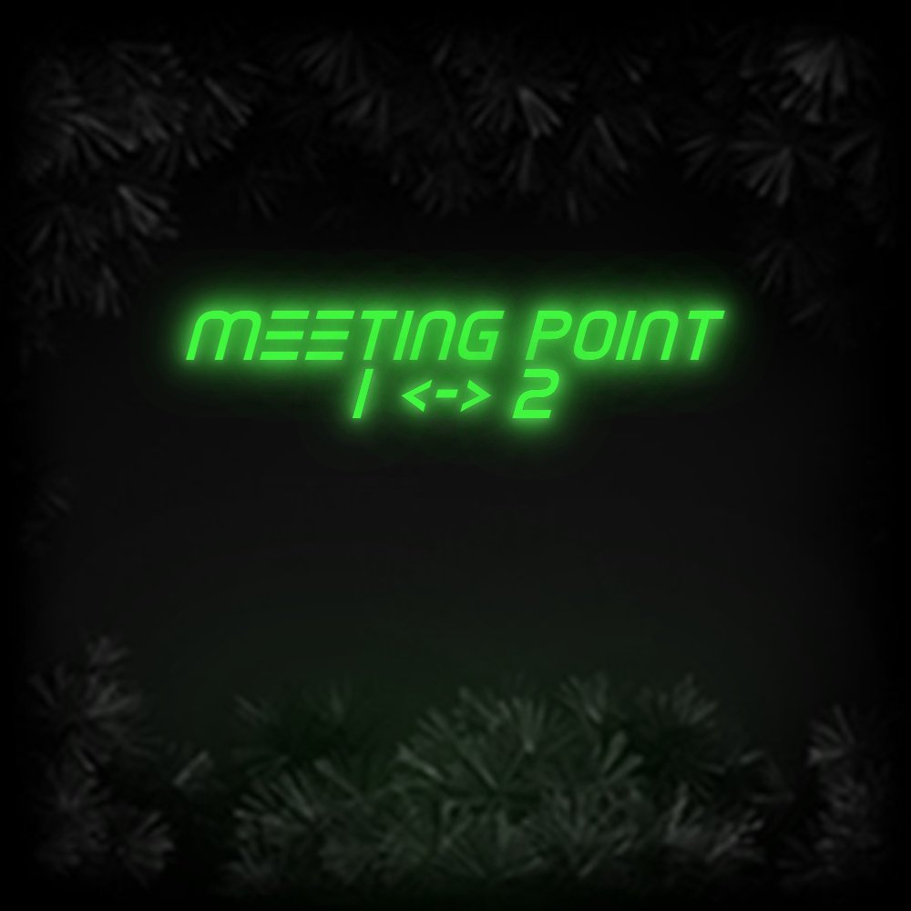 Konfiguriertes Neonschild: Meeting Point... - Official Neon - led neon schild schriftzug personalisiert