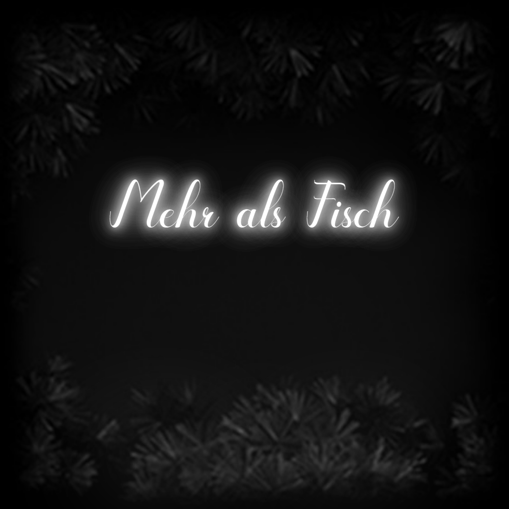 Konfiguriertes Neonschild: Mehr als Fisch - Official Neon - led neon schild schriftzug personalisiert