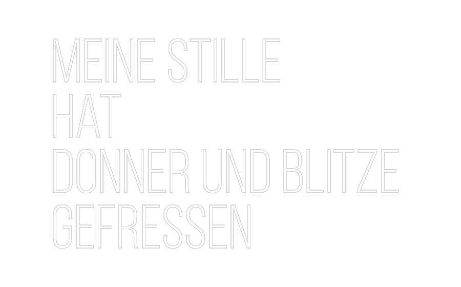 Konfiguriertes Neonschild: Meine Stille ... - Official Neon - led neon schild schriftzug personalisiert