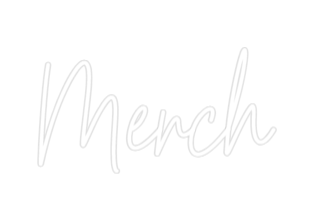 Konfiguriertes Neonschild: Merch - Official Neon - led neon schild schriftzug personalisiert