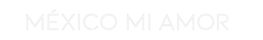 Konfiguriertes Neonschild: MÉXICO MI AMOR - Official Neon - led neon schild schriftzug personalisiert