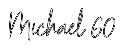 Konfiguriertes Neonschild: Michael 60 - Official Neon - led neon schild schriftzug personalisiert
