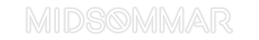 Konfiguriertes Neonschild: Midsommar - Official Neon - led neon schild schriftzug personalisiert