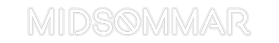 Konfiguriertes Neonschild: Midsommar - Official Neon - led neon schild schriftzug personalisiert
