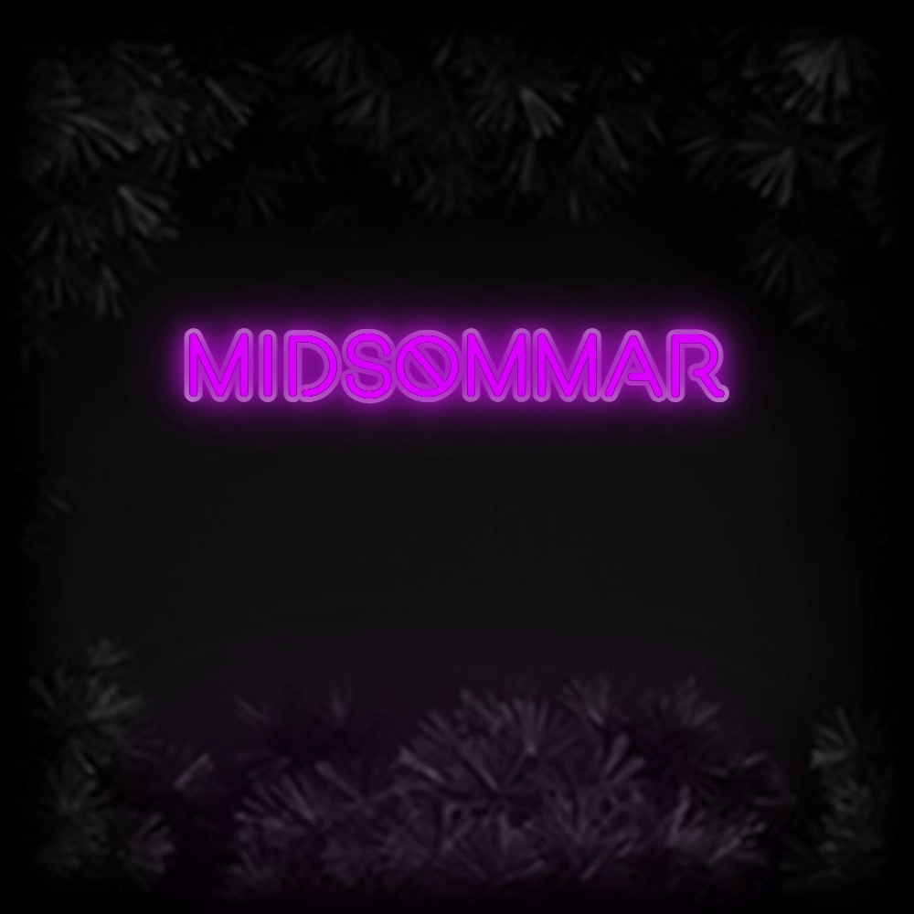 Konfiguriertes Neonschild: Midsommar - Official Neon - led neon schild schriftzug personalisiert