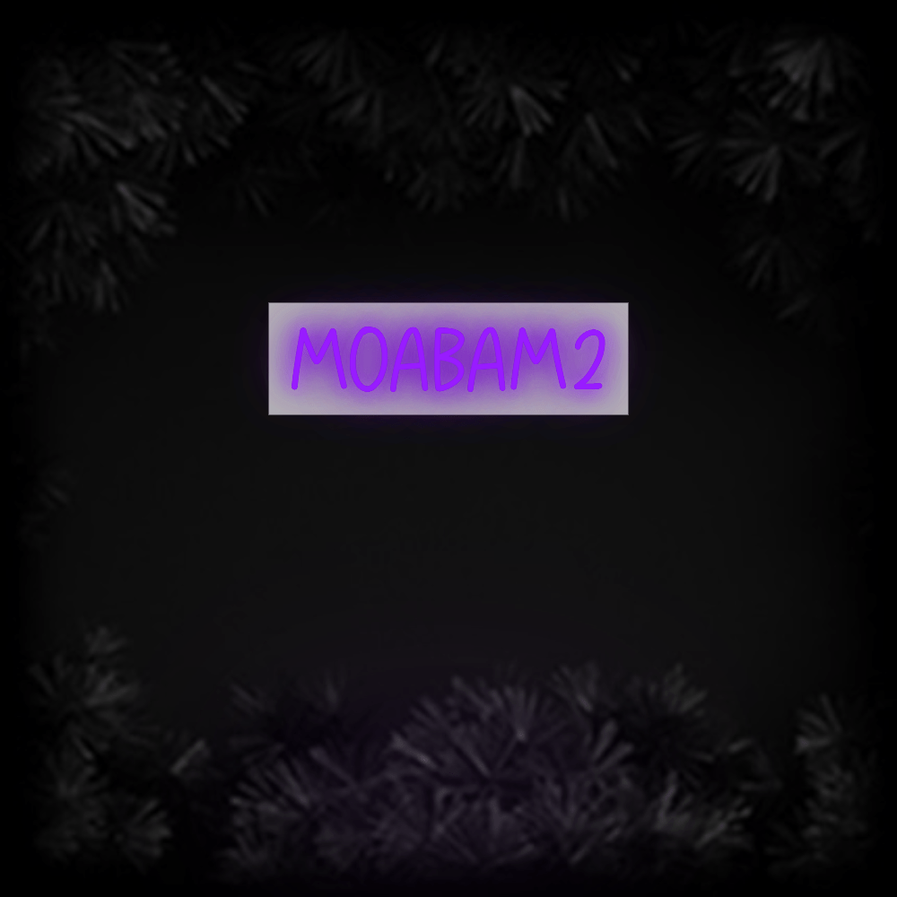 Konfiguriertes Neonschild: Moabam2 - Official Neon - led neon schild schriftzug personalisiert