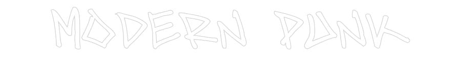 Konfiguriertes Neonschild: Modern Punk - Official Neon - led neon schild schriftzug personalisiert