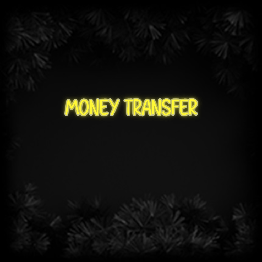 Konfiguriertes Neonschild: Money Transfer - Official Neon - led neon schild schriftzug personalisiert