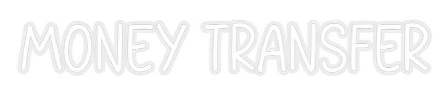 Konfiguriertes Neonschild: Money Transfer - Official Neon - led neon schild schriftzug personalisiert