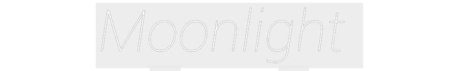 Konfiguriertes Neonschild: Moonlight - Official Neon - led neon schild schriftzug personalisiert