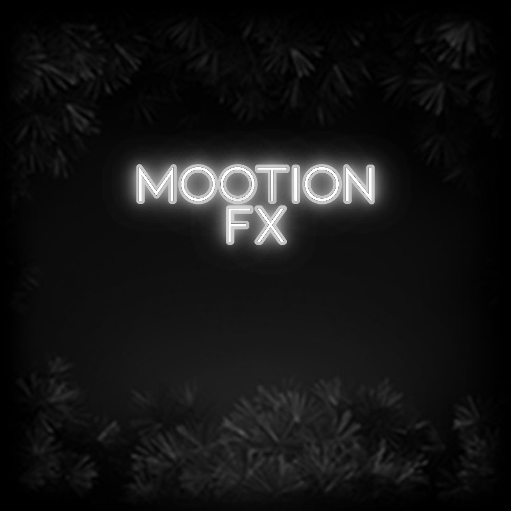 Konfiguriertes Neonschild: MOOTION FX - Official Neon - led neon schild schriftzug personalisiert