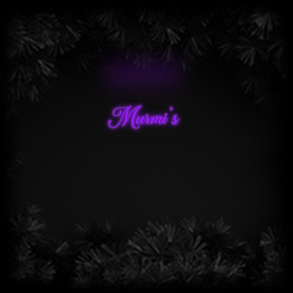 Konfiguriertes Neonschild: Murmi’s - Official Neon - led neon schild schriftzug personalisiert
