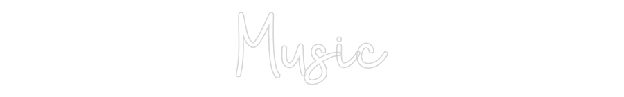 Konfiguriertes Neonschild: Music - Official Neon - led neon schild schriftzug personalisiert