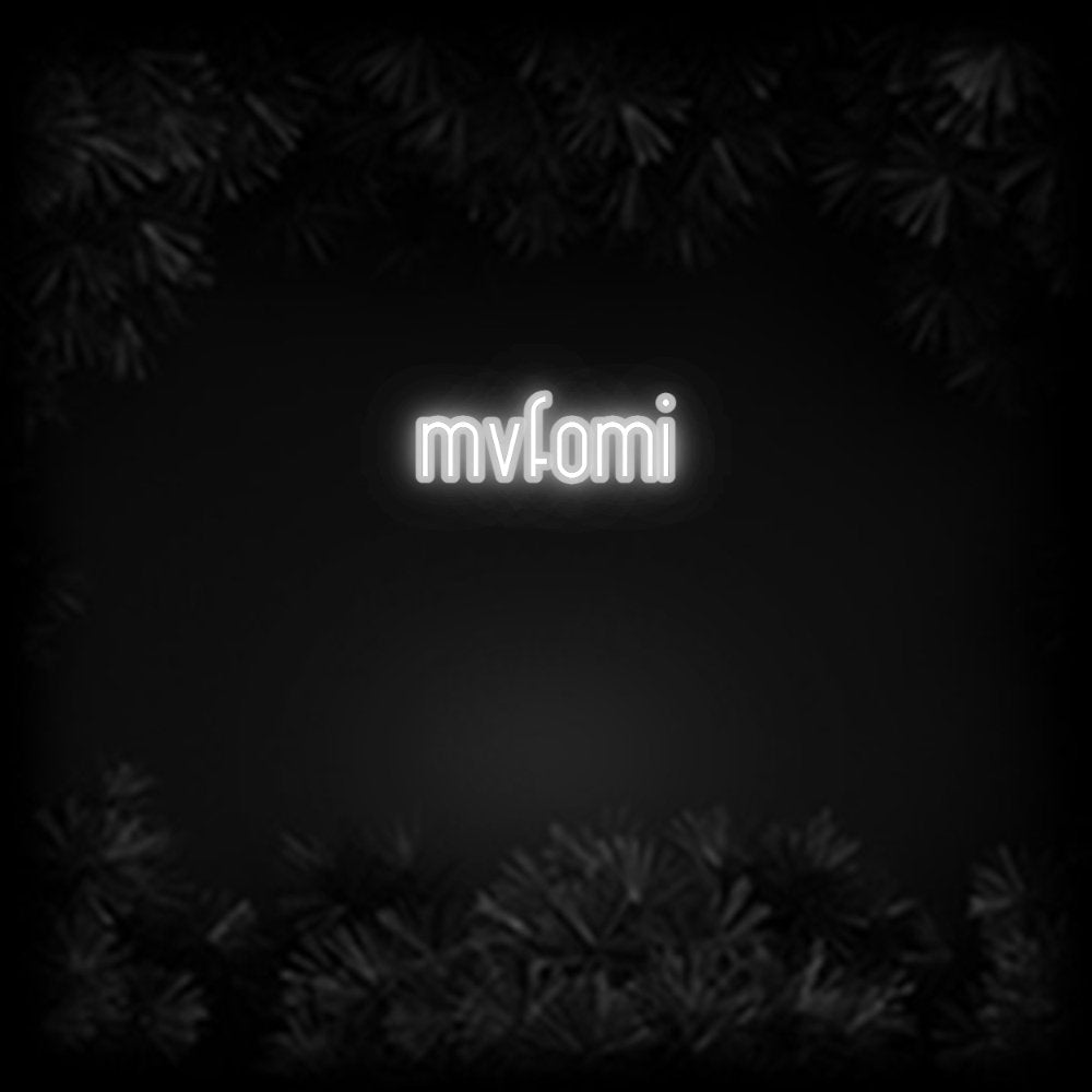 Konfiguriertes Neonschild: mvfomi - Official Neon - led neon schild schriftzug personalisiert