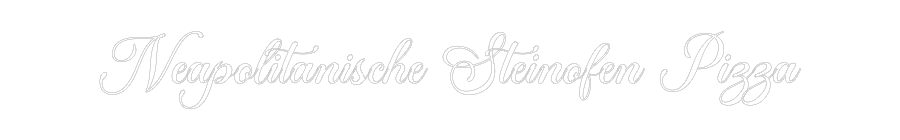 Konfiguriertes Neonschild: Neapolitanisc... - Official Neon - led neon schild schriftzug personalisiert
