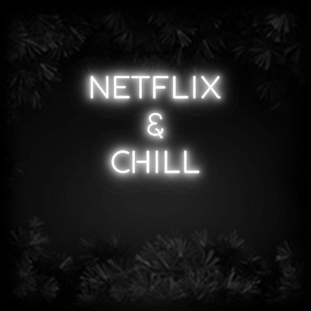 Konfiguriertes Neonschild: NETFLIX & C... - Official Neon - led neon schild schriftzug personalisiert