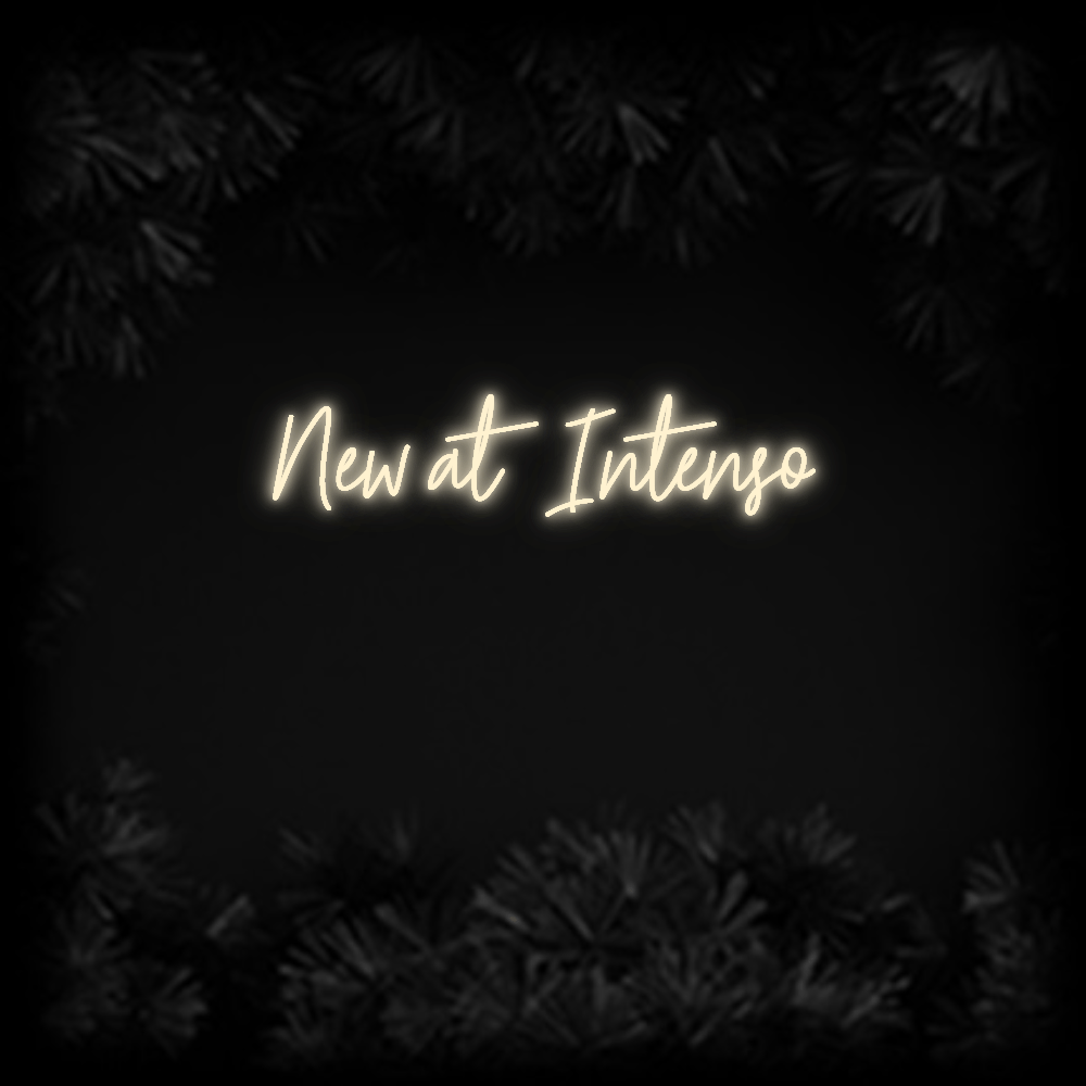 Konfiguriertes Neonschild: New at Intenso - Official Neon - led neon schild schriftzug personalisiert