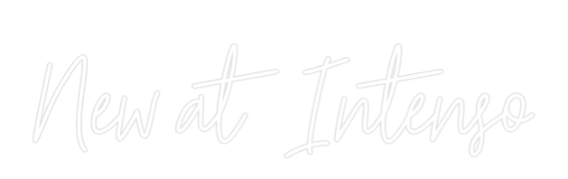 Konfiguriertes Neonschild: New at Intenso - Official Neon - led neon schild schriftzug personalisiert