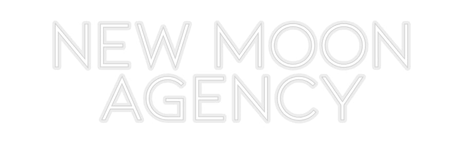 Konfiguriertes Neonschild: New Moon A... - Official Neon - led neon schild schriftzug personalisiert