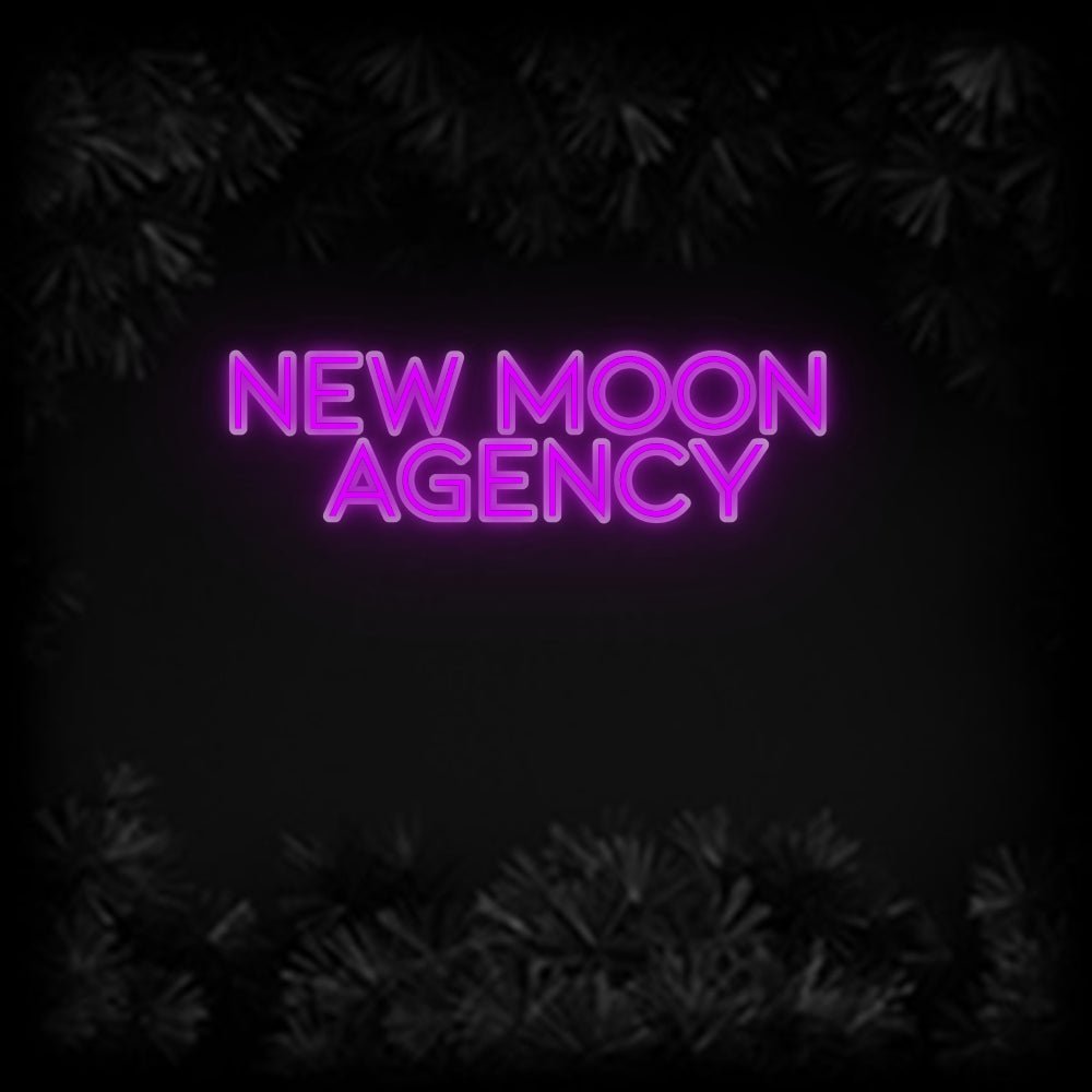Konfiguriertes Neonschild: New moon ag... - Official Neon - led neon schild schriftzug personalisiert