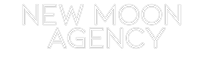 Konfiguriertes Neonschild: New moon ag... - Official Neon - led neon schild schriftzug personalisiert