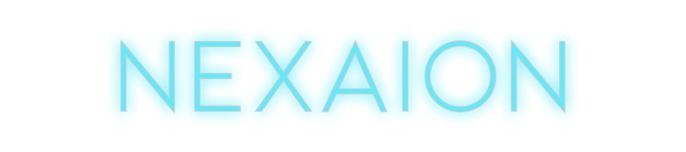 Konfiguriertes Neonschild: NEXAION - Official Neon - led neon schild schriftzug personalisiert