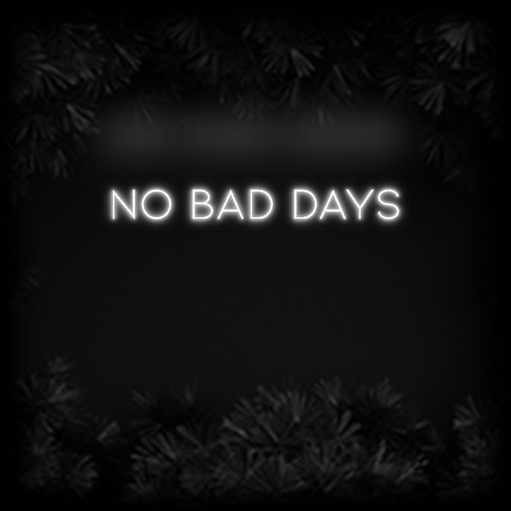 Konfiguriertes Neonschild: No bad days - Official Neon - led neon schild schriftzug personalisiert