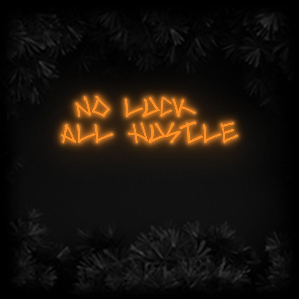 Konfiguriertes Neonschild: no luck all... - Official Neon - led neon schild schriftzug personalisiert