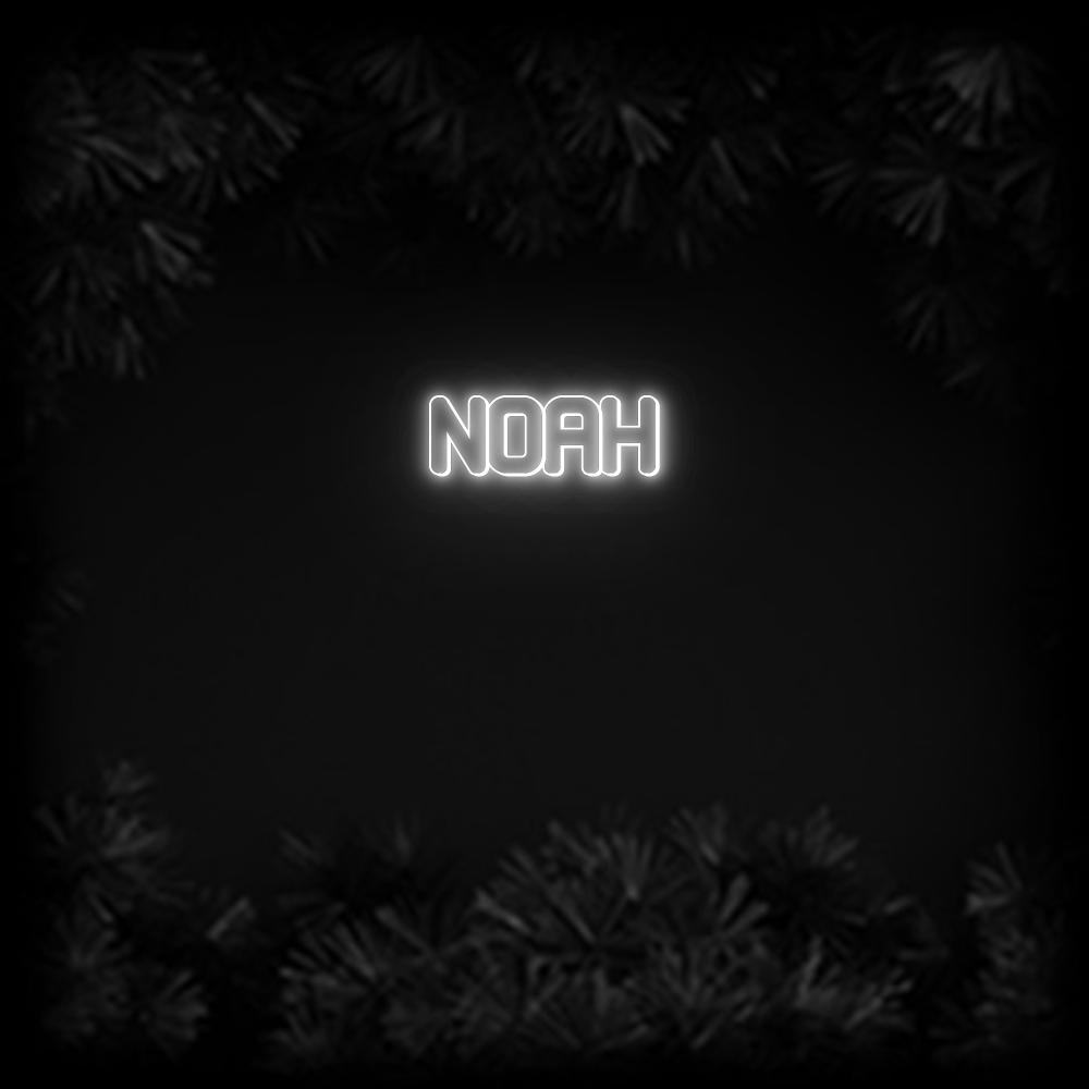 Konfiguriertes Neonschild: Noah - Official Neon - led neon schild schriftzug personalisiert