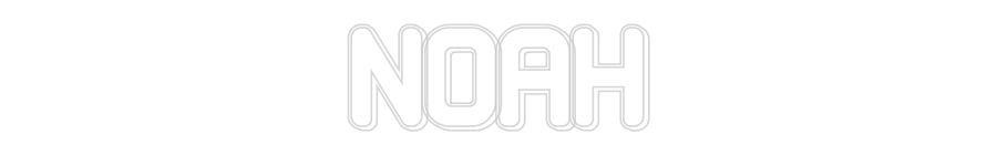 Konfiguriertes Neonschild: Noah - Official Neon - led neon schild schriftzug personalisiert