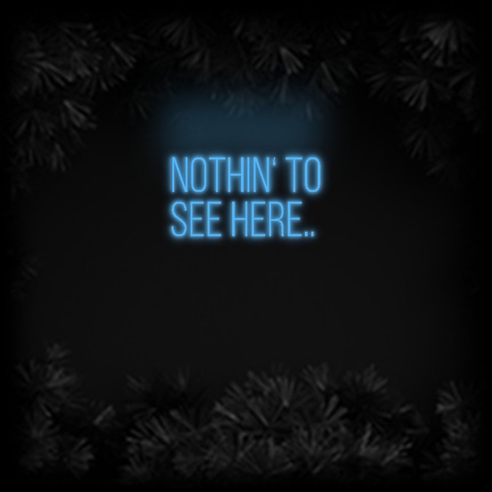 Konfiguriertes Neonschild: NOTHIN‘ TO S... - Official Neon - led neon schild schriftzug personalisiert