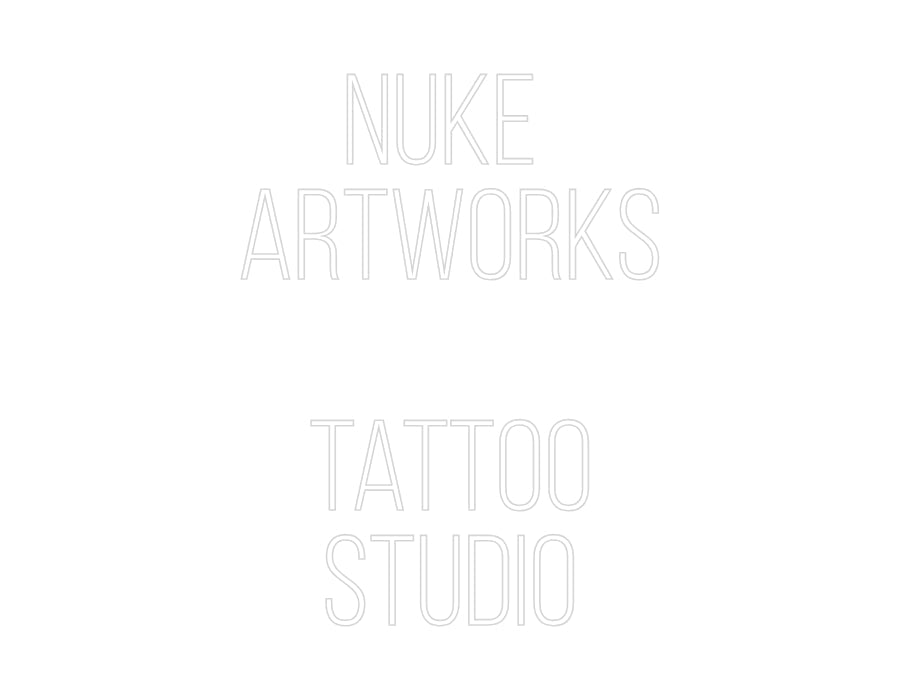 Konfiguriertes Neonschild: Nuke Artwor... - Official Neon - led neon schild schriftzug personalisiert
