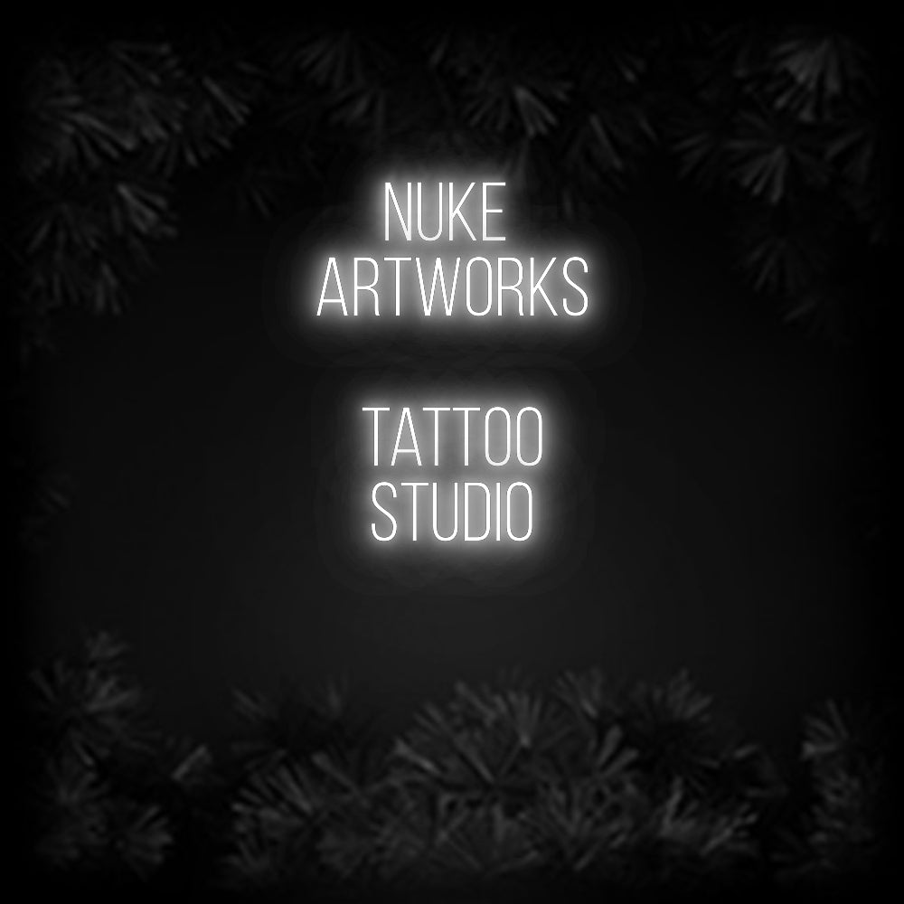 Konfiguriertes Neonschild: Nuke Artwor... - Official Neon - led neon schild schriftzug personalisiert
