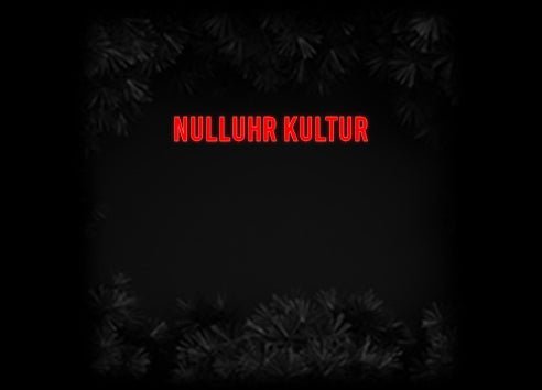 Konfiguriertes Neonschild: Nulluhr Kultur - Official Neon - led neon schild schriftzug personalisiert