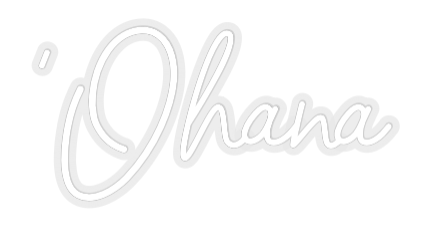 Konfiguriertes Neonschild: ‘Ohana - Official Neon - led neon schild schriftzug personalisiert