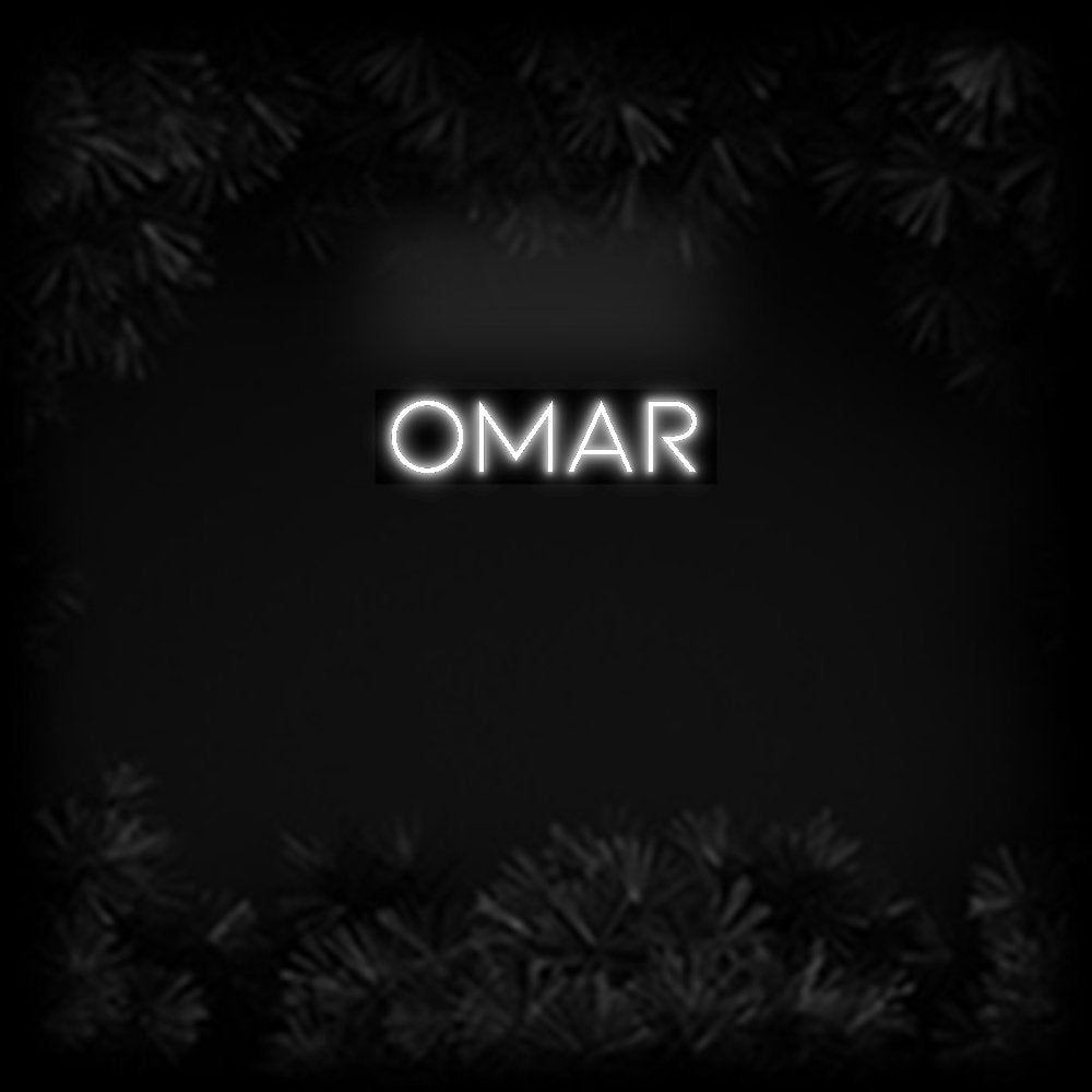 Konfiguriertes Neonschild: OMAR - Official Neon - led neon schild schriftzug personalisiert