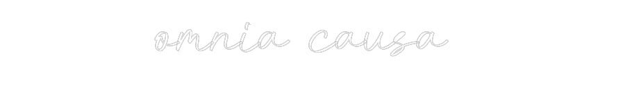 Konfiguriertes Neonschild: omnia causa - Official Neon - led neon schild schriftzug personalisiert